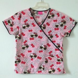 Hello Kitty Scrub Top Shirt